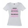 Qtees Africa Always Be Yourself Unless You Can Be A Unicorn Then Always Be A Unicorn Ladies T-Shirt - White Photo