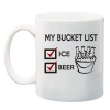 Qtees Africa My Bucket List Printed Mug - White Photo