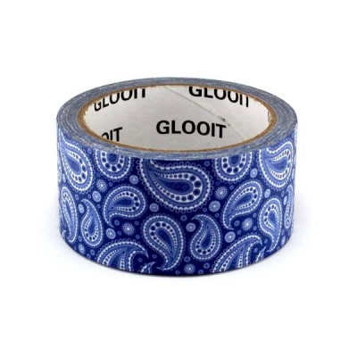 Photo of Glooit Blue Paisley Duct Tape