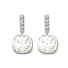 Civetta Spark Jia Jia Square Drop Earring with Silver Shade Swarovski Photo