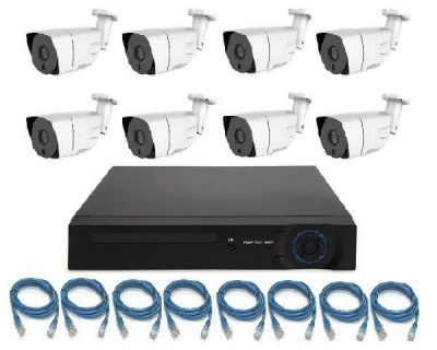 Photo of Intelli-Vision 8CH 2MP IP Network Surveillance CCTV Kit - 1080P
