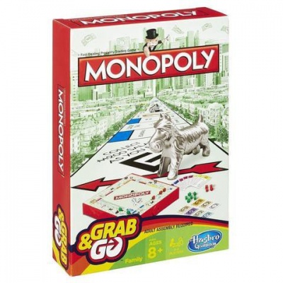 Hasbro Monopoly Grab Go Game