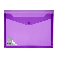 Meeco A4 Expandable Carry Folder Violet