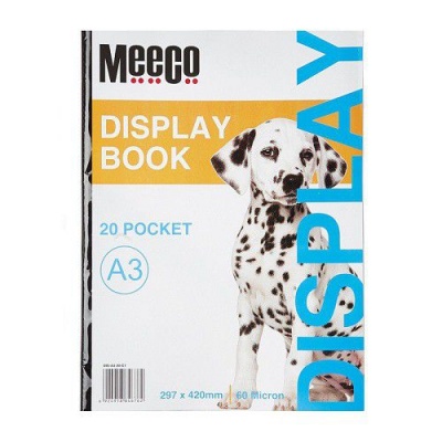 Meeco A3 Economy Display Book 20 Pockets