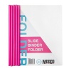 Meeco - A4 Slide Binder Folder Pack Of 5 - Neon Pink Photo