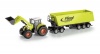Siku Axion 850 Claas Model Front Loader with Big Trailer Photo