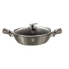 Berlinger Haus Marble Coating Shallow Pot with Lid 28cm - Carbon Metallic Photo