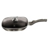 Berlinger Haus Marble Coating Grill Pan with Lid 28cm - Carbon Metallic Photo