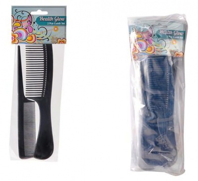 Photo of Bulk Pack x15 Plastic Hair Comb - 2 Pack Handle & Tail