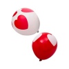 Bulk Pack x10 Helium Balloons 6 Pack - Red & White Photo