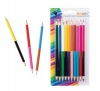 Bulk Pack x8 Double Ended Coloured Pencil Packed 10 Photo