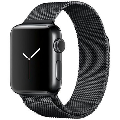 Photo of Apple Okotec Milanese Loop Strap for Watch 42mm - Space Black
