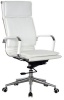 TOCC Square Pad High Back Chair - White Photo