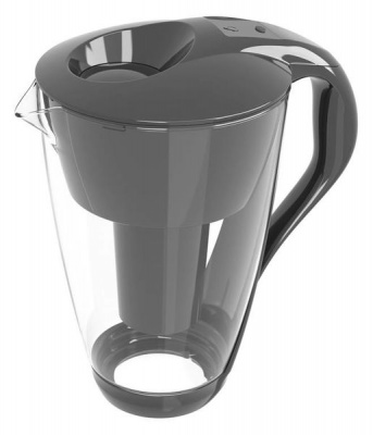 Photo of PearlCo Glass Water Filter Jug Anthracite with One Cartridge