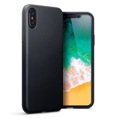Photo of Apple Protective Matte Gel Skin TPU Case for iPhone X - Black