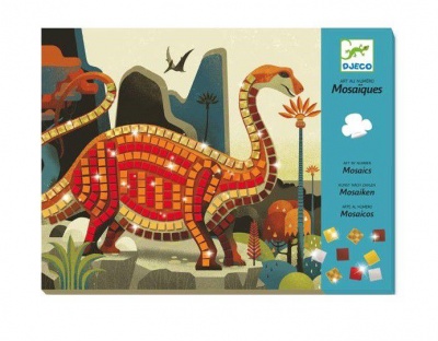 Photo of Djeco Dinosaurs Mosaics Craft Set