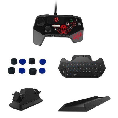 Photo of Sparkfox PS4 Bundle - Chatpad|Charging Station|Thumb Grip|Stand| Controller
