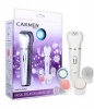 Carmen Facial Epilator & Brush Set - White Photo