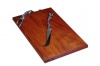 Diana Carmichael Cheetah Large Board with Cheese Knife Set Photo