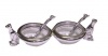 Diana Carmichael Cheetah Sitting 60mm Double Dish with 2x Salt Spoons Set Photo