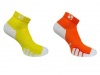 Vitalsox Court Sport Low-Cut 2 Pack Compression Socks - Yellow & Orange Photo