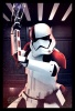 Star Wars The Last Jedi - Executioner Trooper Poster with Black Frame Photo