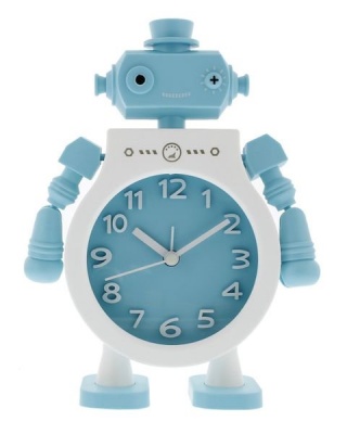 Photo of Nipper - Tots Robo Table Clock - Blue