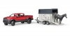 Bruder RAM 2500 Power Wagon With 1 Horse & Trailer Photo