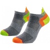 1000 Mile Ladies Double Layer Liner Socks - Grey & Lumo Photo