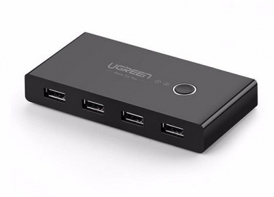 Photo of UGreen 2" 4out USB2.0 Sharing Switch Box-BK