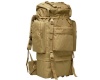 Nylon Water Resistant Backpack - Khaki Photo
