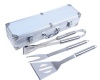 Stainless Steel Grill Utensils Set with Case - 3 Piece Photo
