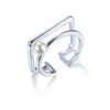 Dhia Trendy Ring Made with Pearl from Swarovski Photo