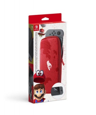 Photo of Carrying Case & Screen Protector - Super Mario Odyssey Edition