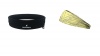 TheGoodSport Unisex 2 Piece Belt Set - Black & Lemon Sherbet Design Photo