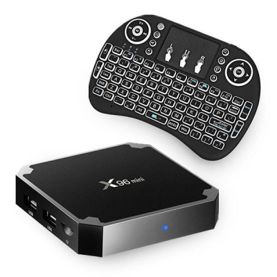 Photo of X96 Mini 16GB Android TV Media Box & Backlit Keyboard
