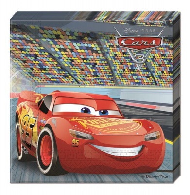 Photo of Disney Pixar Cars 3 Cars 3 Two Ply Paper Napkins - 33cm x 33cm