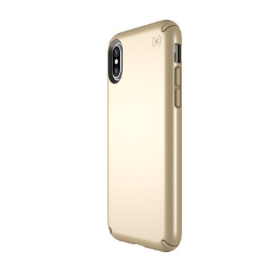 Photo of Speck Presidio Metallic Case for Apple iPhone X - Yellow & Brown