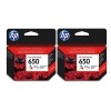 HP 650 Tri-Colour ONLY Ink Bundle Photo