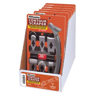 Photo of Allway Tools ACS6 Contour Scraper Kit with 6 Blades