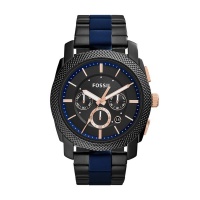 Fossil Gents FS5164 Mixed Material Watch Grey