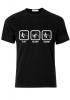 Thinking out Loud Men's "EAT SLEEP GAME" Short Sleeve T-Shirt - Black Photo