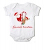 Just Kidding Junior "Geseende Kersfees" Short Sleeve Onesie - White Photo