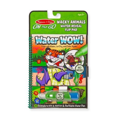 Photo of Melissa & Doug Water Wow Wacky Animals - Water Reveal Flip Pad