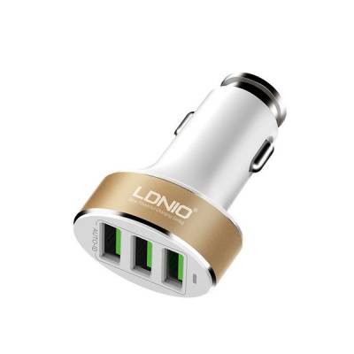 Photo of LDNIO 3 USB Car Charger 5.1A with Auto ID