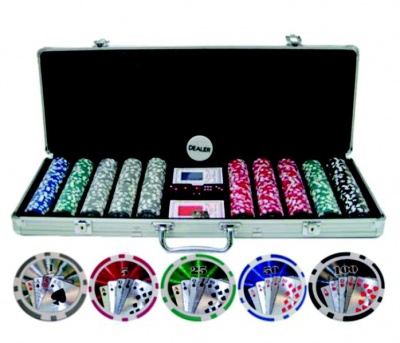 Photo of SA Poker Shop Royal Flush Poker Chip Set - 500 Piece