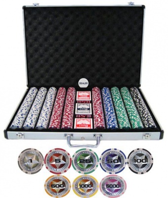 Photo of SA Poker Shop Texas Star Poker Chip Set - 1000 Piece