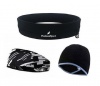 TheGoodSport Ladies Running Set - Black White & Blue Photo