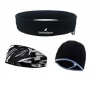 TheGoodSport Ladies Running Set - Black White & Blue Photo