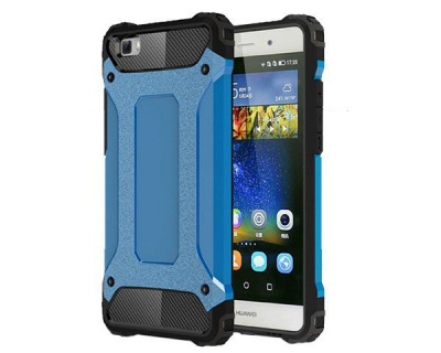 Photo of Shockproof Protective Armor Case for Huawei P8 Lite - Blue